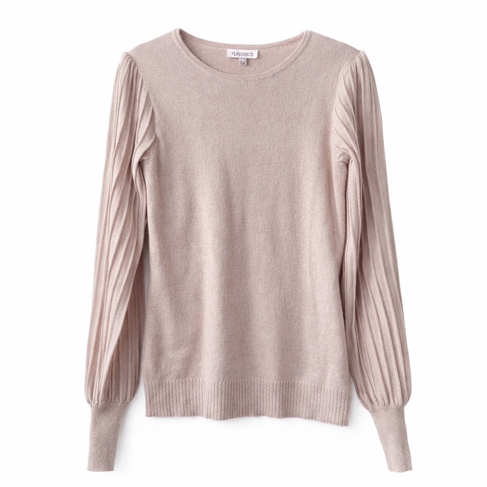 Nanette 
Nanette Lepore 
Women's Lurex Rib Sleeve Sweater